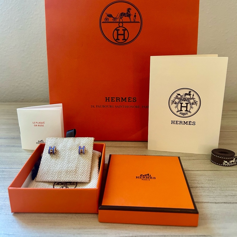 Hermes Mini Pop H earrings